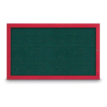 United Visual Products Hinge-less Radius Corkboard, 18"x24", Black Alum Frame/Black UVEB1824R-BLACK-BLACK